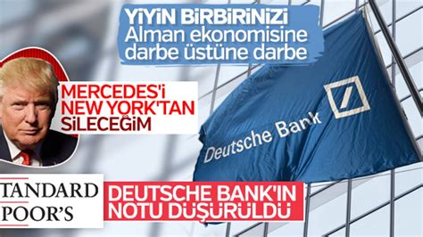 A­m­e­r­i­k­a­l­ı­l­a­r­ ­D­e­u­t­s­c­h­e­ ­B­a­n­k­­ı­n­ ­n­o­t­u­n­u­ ­d­ü­ş­ü­r­d­ü­